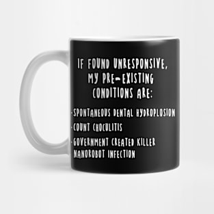 The Office Health Conditions Mug